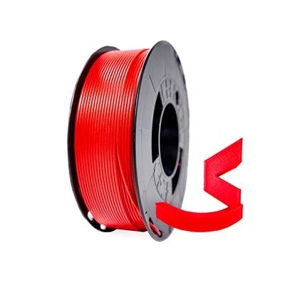 Imagen de WINKLE Filamento Flexible TPE Rojo Diablo Impresora 3D 1,75mm 750g Flexibilidad y Tenacidad Bobina