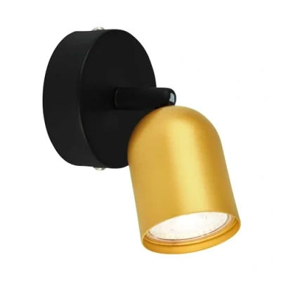 Imagen de BRILONER Lámpara de lectura, pared interior, Lámpara, Giratoria, salón, Negro Oro
