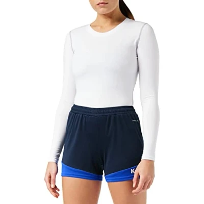 Imagen de Kempa Emotion 2.0 Shorts Women de Juego para Mujer, Azul Marino/Azul Royal, S