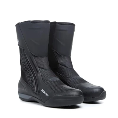 Imagen de TCX Airtech 3 GTX, Botas de Moto para Hombre, Impermeables con Membrana Gore Tex, Parte Superior Tejido Transpirable y Microfibra, Cierre Cremallera Velcro, Negro