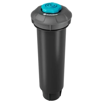 Imagen de Gardena Sistema aspersores emergentes SD80: de riego emergente para céspedes pequeños hasta 80 m², Alcance 3 5 m, con Boquilla pulverizadora, Rosca Interior 1/2 pulg. (8243 20)