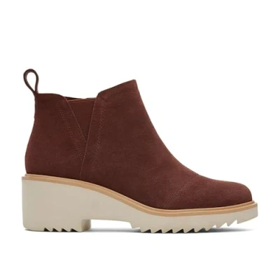 Imagen de TOMS Maude, Botas Cortas al Tobillo Mujer, Ante castaño, 38.5 EU