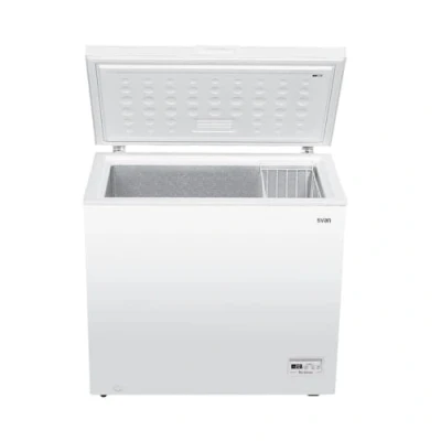 Imagen de Svan Congelador horizontal Blanco SCH2002EDC. Capacidad 198 Litros, 1 Cesta, Bajo nivel Sonoro, Eficiencia Energética Clase E