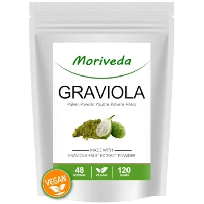 Imagen de MoriVeda® Graviola en polvo I Vegano Extracto de fruta polvo, altamente concentrado 1x 120g