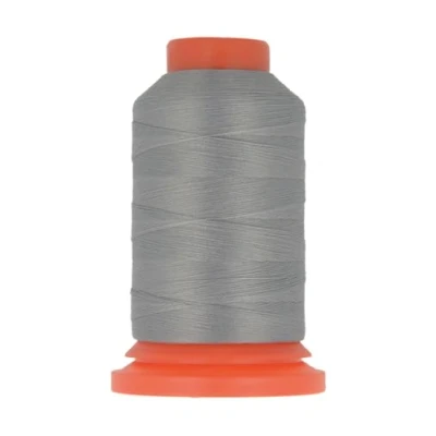 Imagen de Bobina de hilo espuma poliéster 1000 m, fabricado en Francia para máquina pespunte, color gris