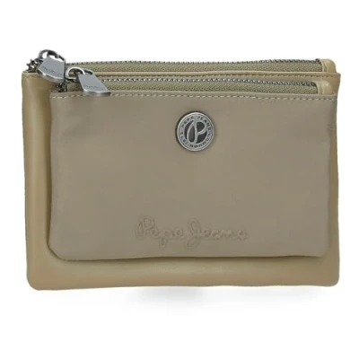 Imagen de Pepe Jeans Corin Monedero Neceser Verde 17x9x2 cms Poliéster y PU by Joumma Bags