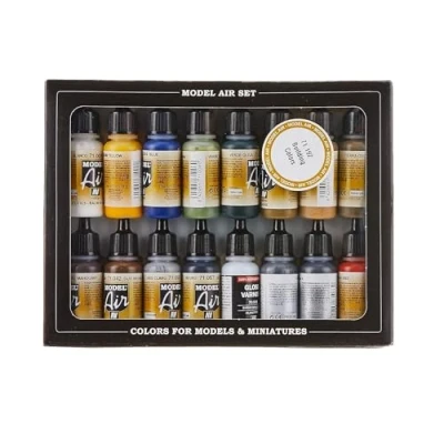 Imagen de Vallejo Extreme Modelling Set de pintura acrílica (16 unidades), multicolor
