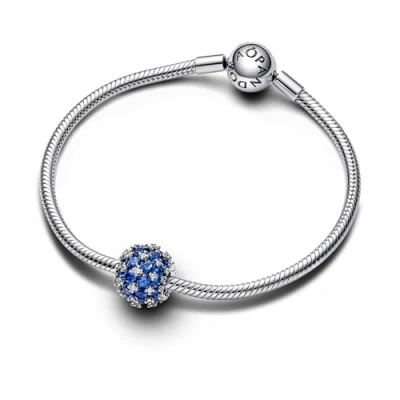 Imagen de PANDORA Charm Moments 792630C02 Azul brillante