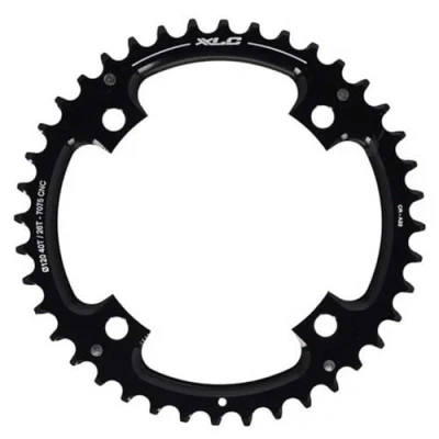 Imagen de XLC CR A22 Plato 40D 120 BCD 4 Agujeros SRAM 2x10V, Adultos Unisex, Multicolor (Multicolor), Talla Única