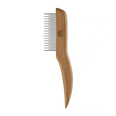 Imagen de Mikki Peine de Bambú Anti Enredos Durante la Muda para Mudas Todo Tipo Pelo, Perros y Gatos, Fabricado con Sostenible, Eliminar Nudos del Pelo Su Mascota 50 g