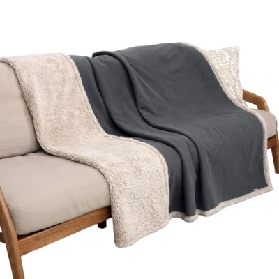 Imagen de Pawsee Manta para Perros Impermeable, Lavable Cama Felpa y Antideslizante Impermeable con Super Suave Sherpa