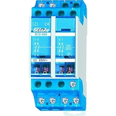 Imagen de Eltako r12 200 24vdc Rele conmutador control electromecanico