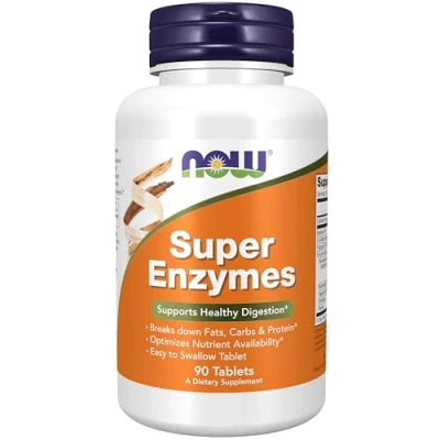 Imagen de NOW Supplements, Super Enzymes, 90 Tablets