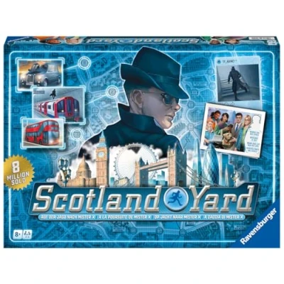 Imagen de Ravensburger Señor X Scotland Yard 27515 Juego de Mesa Familiar para niños y Adultos, del año, 2 6 Jugadores, a Partir 8 años, Color Negro (27515)