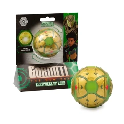 Imagen de GORMITI THE NEW ERA Elesphere de Tierra con Luces Role Play, Bola Esférica Puzzle, Alinea todos los Elementos para Iluminarla, Sensores Laterales Aumentan Luz Cada Movimiento Famosa (GRV01200)