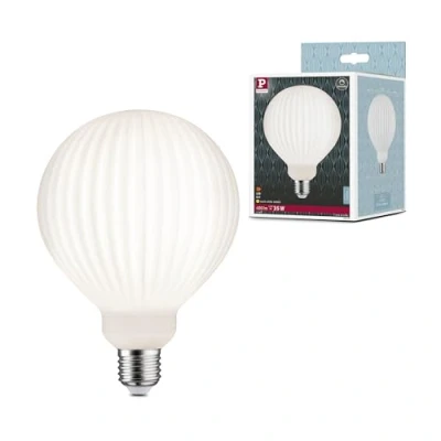 Imagen de Paulmann 29078 LED de filamentos White Lampion Edition globo G125 230V E27 4,3W 400lm regulable 125mm blanco cristal 3000K