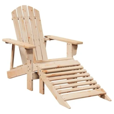 Imagen de Silla adirondack con otomana