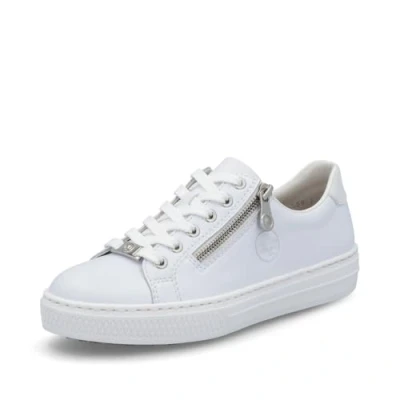 Imagen de Rieker Zapatos con cordones, Mujer, Talla: 40, Sportweiss weiss Piel