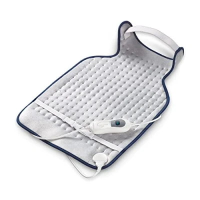 Imagen de medisana HP 460 almohadilla térmica para cuello y espalda, con 3 niveles de temperatura, protección contra sobrecalentamiento, desconexión automática, lavable, hombros, Gris