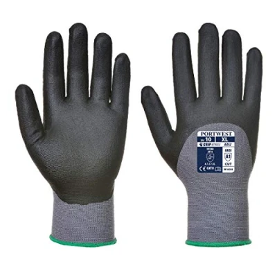 Imagen de Portwest Guante Dermiflex Ultra, Tamaño: XL, Color: Gris/Negro, A352G8RXL
