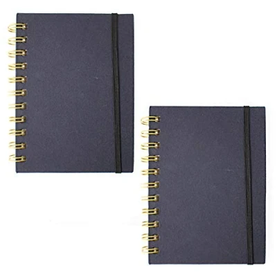 Imagen de Artway Indigo Cuaderno de bocetos encuadernado en espiral Hecho a mano 150 g/m² Apaisado A6 Paquete 2
