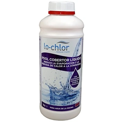 Imagen de Lo Chlor Pool COBERTOR LIQUIDO 1 Litro Cubierta Solar liquida para Piscina