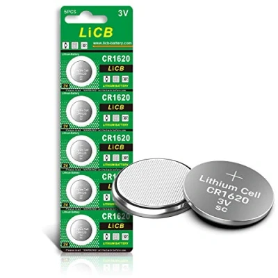 Imagen de LiCB Batería de litio CR1620 CR 1620 3 V (5 unidades)