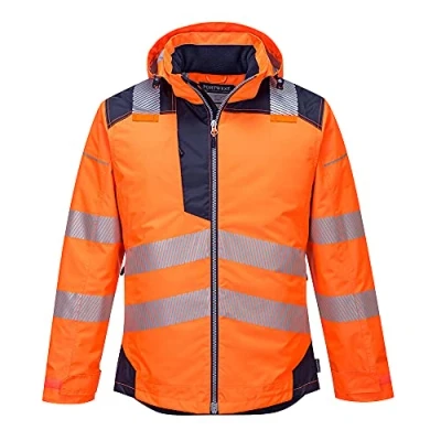 Imagen de Portwest Chaqueta De Invierno Alta Visibilidad Pw3 , Tamaño: 4XL, Color: Naranja/Marino, T400ONR4XL