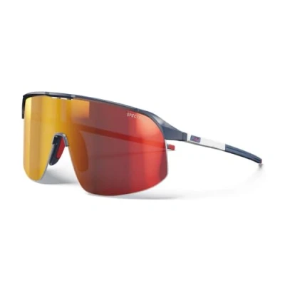 Imagen de Julbo Density Gafas DE Sol, Azul/Blanco/Rojo, Talla única Unisex Adulto