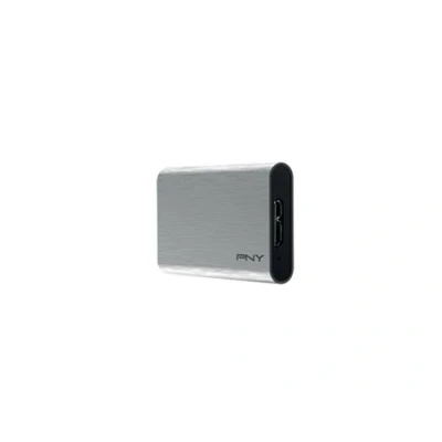 Imagen de PNY SSD Portátil Elite Silver USB 3.1 (960GB), Gris Brush