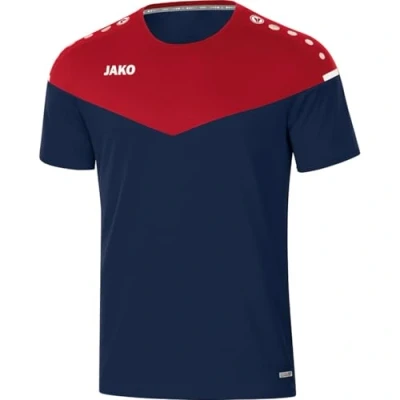 Imagen de JAKO Camiseta para Mujer Champ 2.0, Mujer, Camiseta, 6120, Azul Marino/Rojo, 34