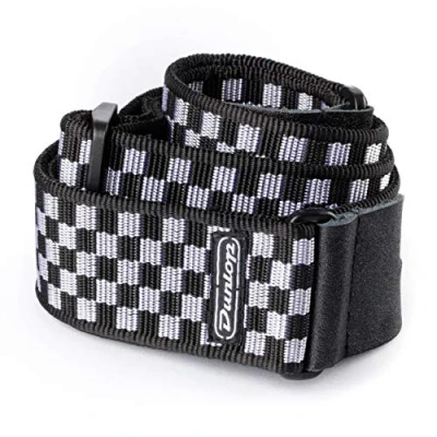 Imagen de JIM DUNLOP Correa Guitarra Standard Tablero Negro &amp; Blanco
