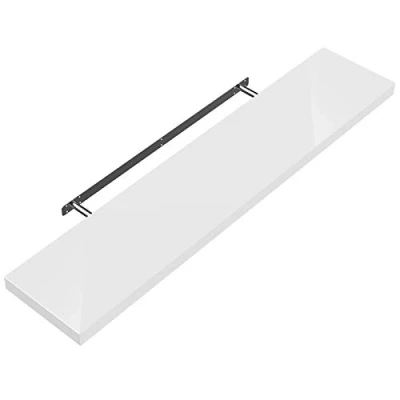 Imagen de CASARIA Estantería para Pared Baldas Flotantes 110cm Fijación Invisible Repisa Multiusos Estante Madera