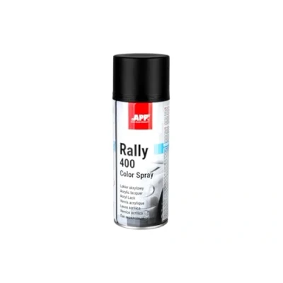 Imagen de APP Rally 400 Color Spray pintura negro mate para coche, madera, metal negra todo tipo de superficies, alta cobertura ml