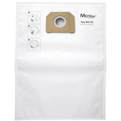 Imagen de McFilter 5 Bolsas de aspiradora adecuadas para aspiradoras Bosch GAS 35 L AFC, M AFC und SFC+ adecuado como 2607432037 extra resistente al desgarro filtro vellón