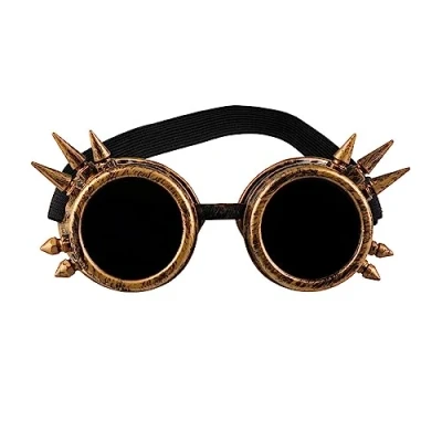 Imagen de Boland Gafas cyberpunk, retro, spacy, steampunk, espinas, banda elástica, carnaval, halloween, fiesta de disfraces, temática, accesorios para disfraces