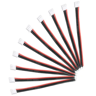 Imagen de YIXISI 10 Piezas 2S Cargador de Balance Batería Cable, JST XH Conector Adaptador con Cable Silicona 15 cm 22awg