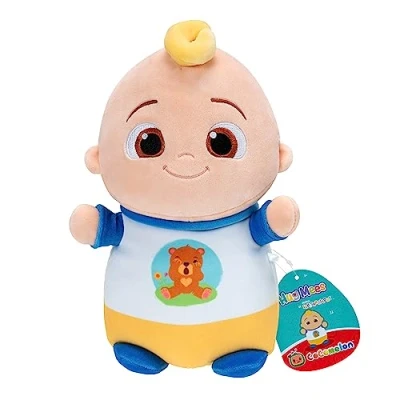 Imagen de Squishmallows Peluche Original Hugmees CoComelon JJ de 10 Pulgadas tamaño Mediano