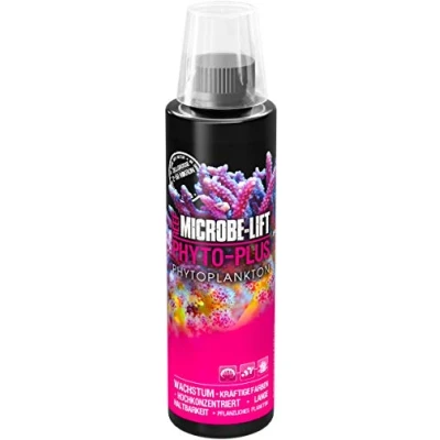 Imagen de Microbe Lift Phyto Plus Plancton Vegetal para corales y Animales Inferiores en acuarios de Agua Salada, favorece el Crecimiento Potencia los Colores,