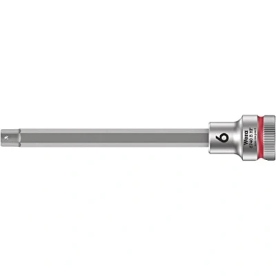 Imagen de WERA 05003036001 8740 B HF Hex Plus 6,0 x 107 mm Vaso de punta Zyklop con función retención 3/8&quot;