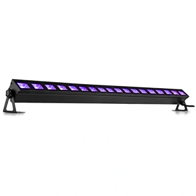 Imagen de BeamZ BUV183 lámpara de luz negrade 91cm, barra fiesta negra con 18 LEDs 3W, UV, foco UV negra, LED discoteca