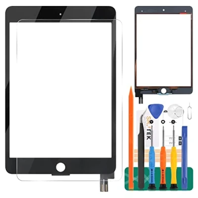 Imagen de Para IPad Mini 5 7.9 Reemplazo de Pantalla 2019 A2126 A2124 A2133 táctil digitalizador Panel vidrio Matrix Reparación Kit (negro)