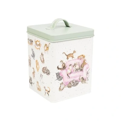 Imagen de Wrendale Designs Lata de golosinas para gatos