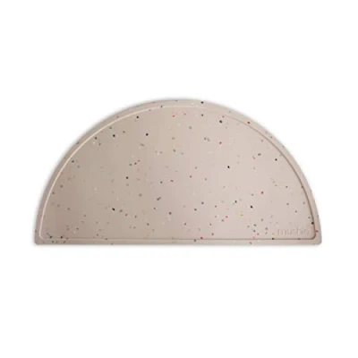 Imagen de Mushie Mantel Individual de Silicona para Niños Tapete Resistente a Las Manchas y Apto Lavavajillas Diseño Antideslizante Accesorio Durable Pequeños Niñas Vanilla Confetti