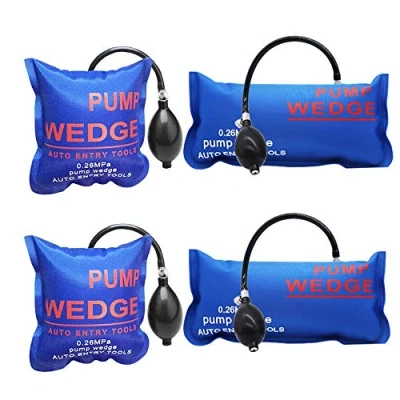 Imagen de WANYIG 4 PiezasAir Wedge Pump Cuña del Aire Hinchable Barra de Palanca Universal Shim Inflable (Plaza+Rectángulo Grande)