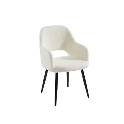 Imagen de BAÏTA Filomeno Sillón de Mesa, Terciopelo Negro, L58cm
