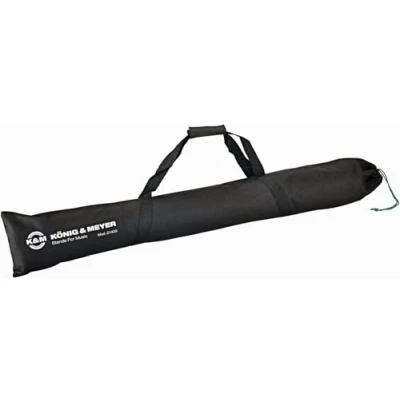Imagen de K&amp;M 21422 Bolsa de transporte para 2 soportes altavoces y monitores nailon, tejido lino, negro con logotipo