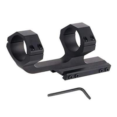 Imagen de ToopMount Anillos de Montaje Visor táctico con Pasador Tope 30 mm Perfil Delgado Soportes Desplazamiento Doble Anillo para riel Picatinny
