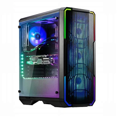 Imagen de Bitfenix Caja SEMITORRE ATX ENSO Mesh RGB Black + Window INT:2X3.5;3X2.5/2XUSB3.0/Audio/ATX