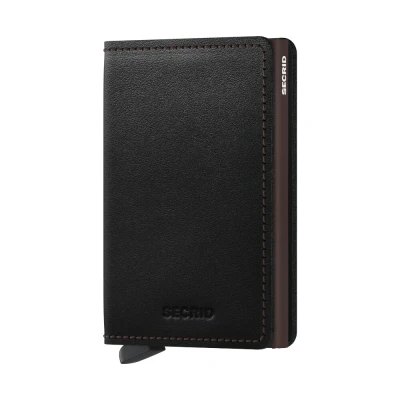 Imagen de Secrid Slimwallet Original Black Brown Grabado gratuito